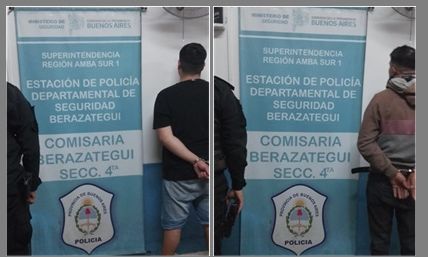 Berazategui – Dos aprehendidos, circulaban con drogas y un arma de fuego